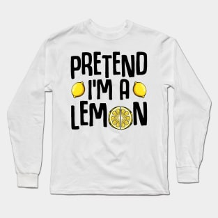 Lemon Fruit Long Sleeve T-Shirt